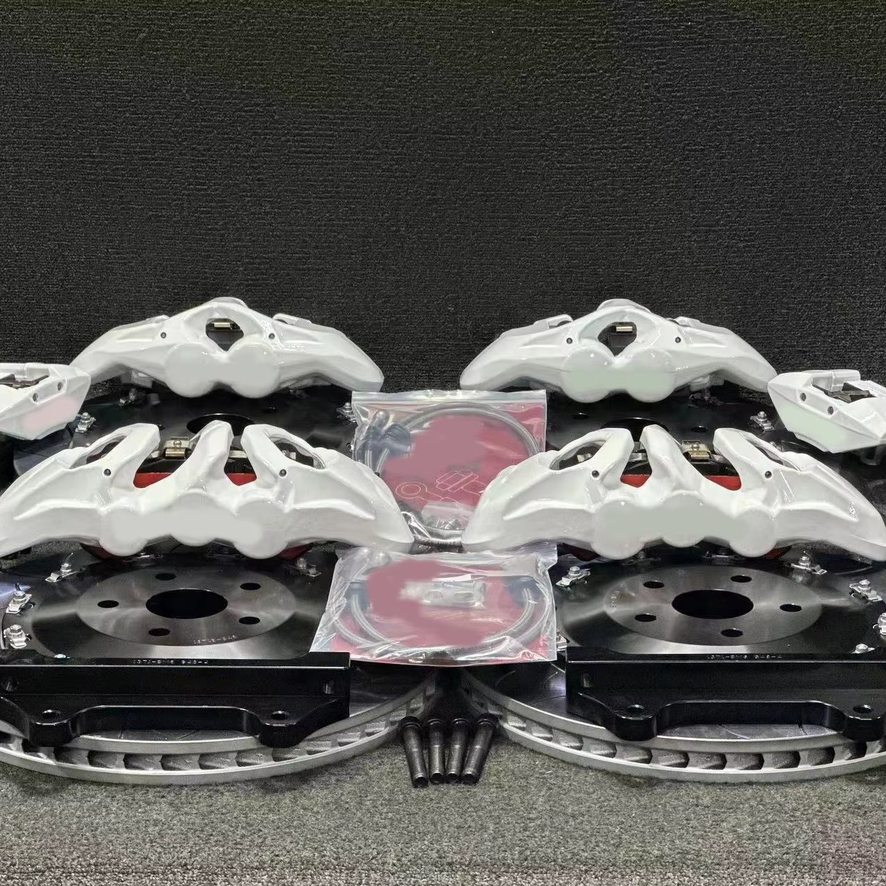 High Performance Big Brake Kit Front 6 Pot Brake Caliper BM6 Rear 4 Pot Brake Caliper BM4 330 to 420mm for Alphard Series
